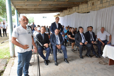 Tərtər Rayon İcra Hakimiyyətinin başçısı Müstəqim Məmmədovun növbəti səyyar-qəbul görüşü Qapanlı kəndində keçirilib