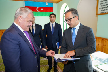 Dövlət Komitəsinin Sədri Tərtərdə Məscidləri ziyarət edib