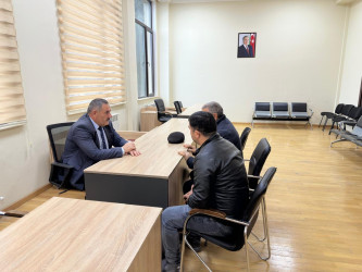 Tərtər Rayon İcra Hakimiyyətində mütəmadi olaraq vətəndaşların müraciətləri dinlənilir