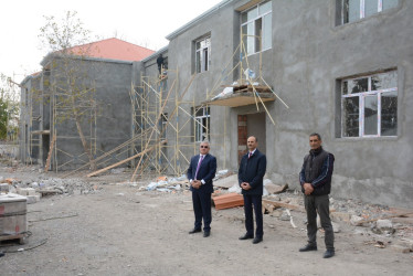 Rayon rəhbəri Tərtər şəhər 3 nömrəli körpələr evi-uşaq bağçasında aparılan əsaslı təmir işləri ilə tanış olub