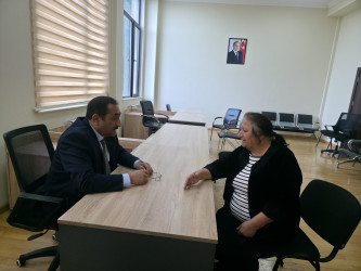 Tərtər Rayon İcra Hakimiyyətində mütəmadi olaraq vətəndaşların müraciətləri dinlənilir