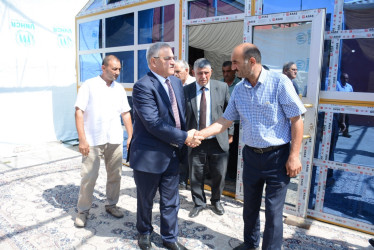 Rayon rəhbəri Vətən müharibəsi şəhidi İsaxlı Anarın nənəsi və 3-cü dərəcəli Vətən Müharibəsi əlili İsaxov Rasimin anasının yas mərasimində iştirak edib