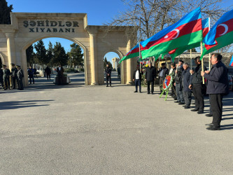 Birinci Qarabağ müharibəsi şəhidi Nofəl Əsgərovla vida mərasimi keçirilib