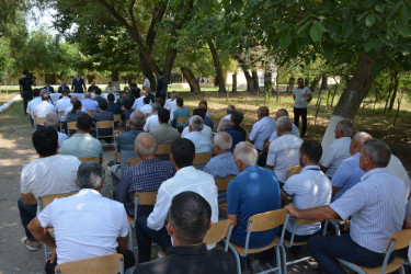İcra başçısının Qaynaq kəndində səyyar-qəbul görüşü keçirilib
