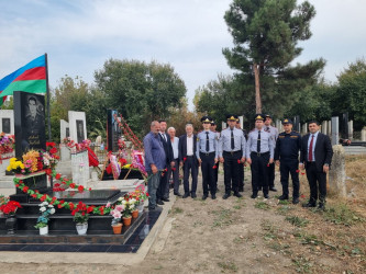 Vətən Müharibəsi şəhidi Taleh Məhərzadənin şəhadətə qovuşmasının 6-cı ildönümü münasibətilə məzarı ziyarət olunub