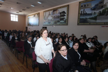 Tərtər Rayon İcra Hakimiyyətinin təşkilatçılığı ilə tibb və təhsil işçiləri üçün antikorrupsiya mövzusunda maarifləndirici tədbir keçirilib