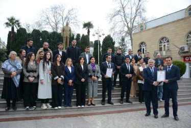 Tərtərdə Müdafiə Sənayesi Nazirliyi işçilərinin peşə bayramı günü qeyd olunub