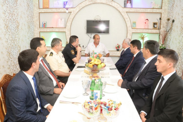 İcra başçısı birinci Qarabağ müharibəsi əlili Alış Ağayevi ziyarət edib