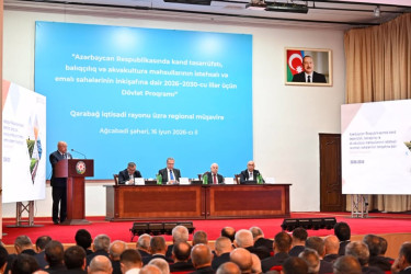 Ağcabədidə aqrar sahənin 2026–2030-cu illər üzrə inkişaf prioritetləri müzakirə olunub