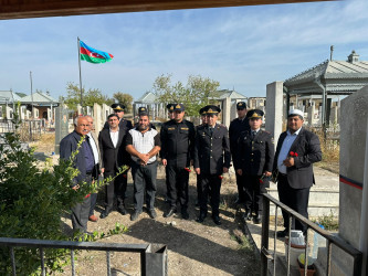 Vətən Müharibəsi şəhidi Zəlimxan Həsənlinin şəhadətə qovuşmasının 6-cı ildönümü münasibətilə məzarı ziyarət olunub