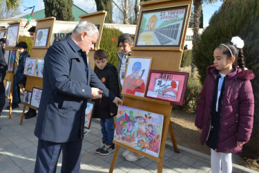 Tərtərdə 20 Yanvar faciəsinin otuz beşinci ildönümü ilə bağlı tədbir keçirilib