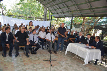 İcra başçısının Soyulan kəndində səyyar-qəbul görüşü keçirilib