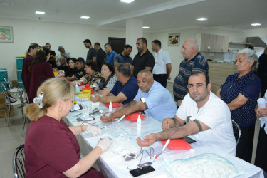 Tərtərdə “Talasemiyasız həyat naminə” proqramı çərçivəsində qanvermə aksiyası keçirilib