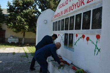 Milli Məclisin deputatı Sahib Alıyev Tərtər şəhərində və Səhləbad kəndində seçicilərlə görüşüb