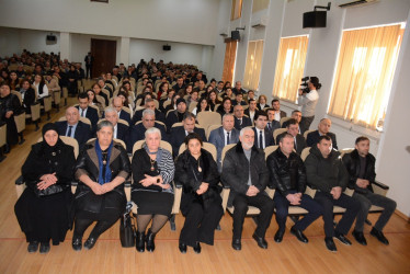 Tərtərdə 31 Dekabr – Dünya Azərbaycanlılarının Həmrəyliyi Günü və Yeni İl münasibətilə ümumrayon tədbiri keçirilib