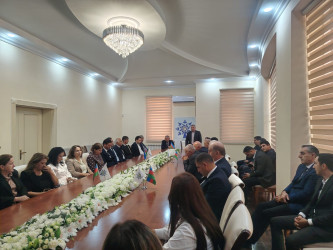 Tərtərdə “Şəhərsalma və Memarlıq İli” çərçivəsində “Ümummilli Lider Heydər Əliyevin Azərbaycan memarlığına verdiyi töhfələr” adlı  tədbir keçirilib