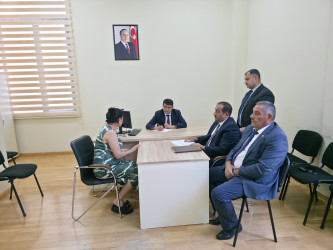 Tərtər Rayon İcra Hakimiyyətində vətəndaşların müraciətləri dinlənilib