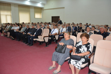 “Su ehtiyatlarından səmərəli istifadəyə dair Milli Strategiya”nın təsdiq edilməsi haqqında Sərəncamının 9.4.3.3. bəndinə uyğun olaraq Tərtər rayonunda tədbir keçirilib