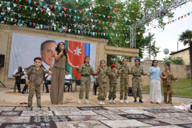 Tərtərdə Ümummilli Lider Heydər Əliyevin anadan olmasının 102-ci ildönümünə həsr olunmuş konsert proqramı təşkil olunub