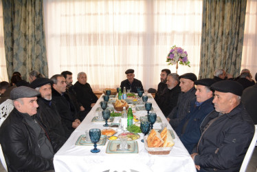 Tərtərdə Ümummilli Liderin anım günü münasibətilə ehsan süfrəsi açılıb