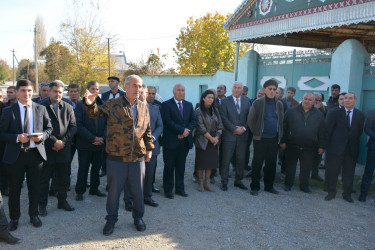 İcra başçısının Hacallı kəndində növbəti səyyar qəbul-görüşü keçirilib