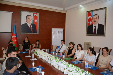 “Müharibədən zərər çəkmiş regionda gənclərin ətraf mühitin mühafizəsində rolunun artırılması” layihəsi çərçivəsində tədbir keçiriilib