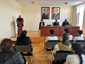 Tərtərdə “Uşaq hüquqları aylığı” çərçivəsində  “Uşaq hüquqlarının müdafiəsi və mənəvi məsuliyyət”  mövzusunda tədbir keçirilib