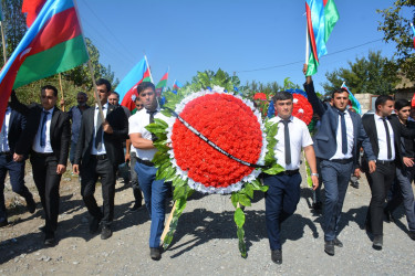 Şəhid Məftun Əhmədzadə Tərtər rayonunun Evoğlu kəndində torpağa tapşırılıb