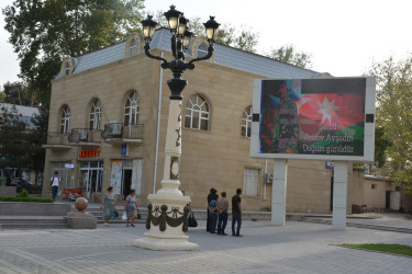 Tərtərdə Vətən müharibəsi şəhidi Ayşad Əzizovun ad günü məzarı önündə qeyd olundu