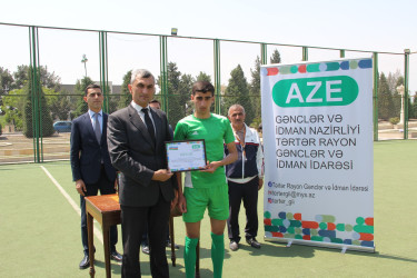 Tərtərdə “Heydər Əliyev ili” çərçivəsində mini-futbol turniri keçirilib