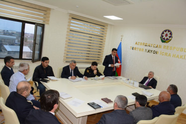Tərtər şəhərində məişət tullantılarının daşınmasının təşkili ilə bağlı Komissiya yaradılıb