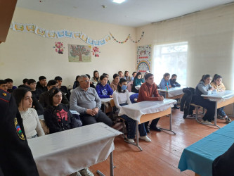 Tərtərdə “Erkən nikah və qohum nikahların fəsadları”, “Uşaqların vətənpərvərlik və milli-mənəvi dəyərlər ruhunda tərbiyəsi”  mövzusunda maarifləndirici tədbir keçirilib.