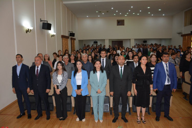 Tərtərdə 27 sentyabr - Anım günü münasibəti ilə Bərdə Xalq Teatrının hazırladığı “Zəfərə gedən yol” tamaşası nümayiş olunub