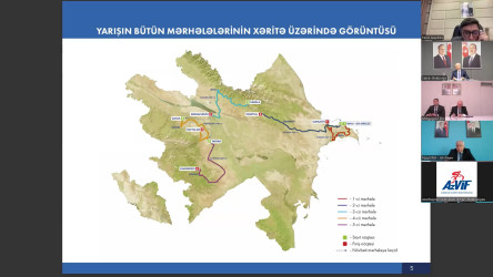 Tərtər Rayon İcra Hakimiyyətinin başçısı Müstəqim Məmmədov “Bakı-Xankəndi” Azərbaycan velosiped yarışının təşkilinə həsr olunmuş onlayn iclasda iştirak edib