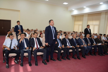 İcra başçısının sədrliyi ilə Tərtər Rayon İcra Hakimiyyəti başçısı aparatında şura iclası keçirilib