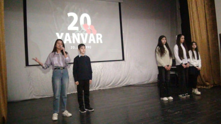 Tərtərdə 20 Yanvar faciəsinin 36-cı ildönümünə həsr olunmuş film nümayiş etdirilib