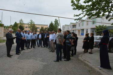 Milli Məclisin deputatı Sahib Alıyev Tərtər şəhərində və rayonunun Təzəkənd kəndində seçicilərlə görüşüb