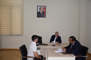 Rayon rəhbəri tərəfindən növbəti dəfə vətəndaşların müraciətləri dinlənilib