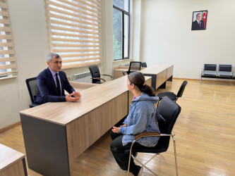 Tərtər Rayon İcra Hakimiyyətində mütəmadi olaraq vətəndaşların müraciətləri dinlənilir