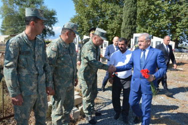 19 sentyabr antiterror əməliyyatları zamanı şəhid olan İbrahimov Elnur Səxavət oğlunun il mərasimi keçirilib