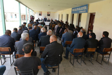 Tərtər Rayon İcra Hakimiyyətinin başçısı Müstəqim Məmmədovun növbəti səyyar-qəbul görüşü İsmayılbəyli kəndində keçirilib