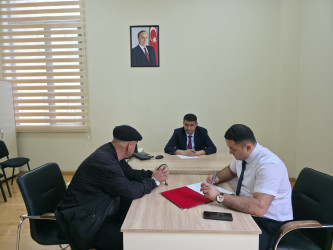 Tərtər Rayon İcra Hakimiyyətində vətəndaşların müraciətləri dinlənilib