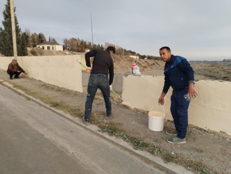 Tərtər şəhərində abadlıq və quruculuq işləri davam edir