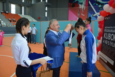Tərtərdə "Bədii Gimnastika üzrə 6-cı Bölgələrarası Kubok yarışı"na yekun vurulub