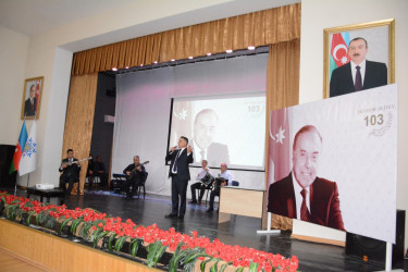 Tərtərdə Şəhərsalma və Memarlıq İli çərçivəsində “Heydər Əliyev və memarlıqda milli üslub” mövzusunda tədbir keçirilib
