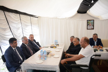 Rayon rəhbəri Birinci Qarabağ müharibəsi əlilinin atası, kənd ağsaqqalı, Yaqub Abdullayevin yas mərasimində iştrak edib