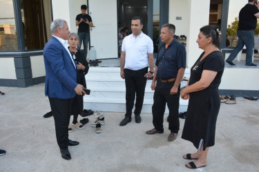 Tərtər Rayon İcra Hakimiyyətinin başçısı Müstəqim Məmmədov şəhid ailələri ilə görüşüb