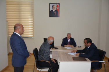 İcra başçısı tərəfindən növbəti dəfə vətəndaşların müraciətləri dinlənilib