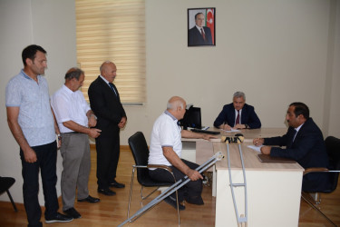 Rayon rəhbəri tərəfindən növbəti dəfə vətəndaşların müraciətləri dinlənilib