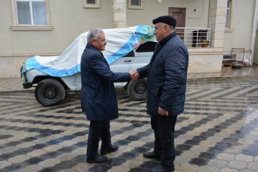 Rayon rəhbəri şəhid anasının yas mərasimində iştirak edib